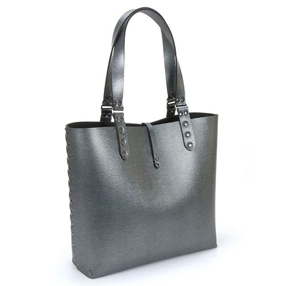 Kicks Pewter Tote Bag